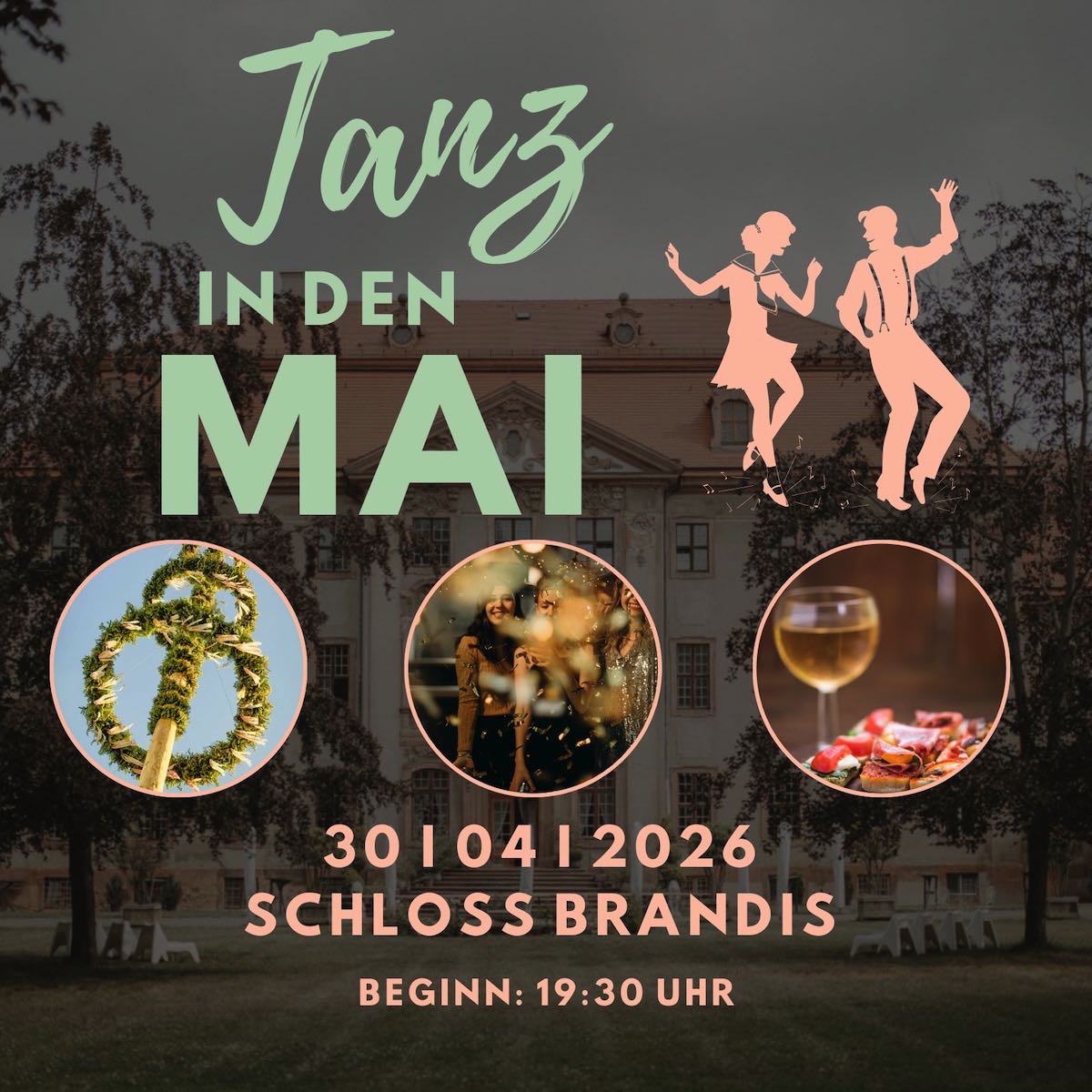 Tanz in den Mai 2026 im Schloss Brandis